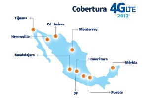 Cobertura de LTE anunciada por Telcel para 2012