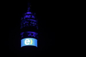 Torre Entel en Santiago (Chile). Imagen: Entel. 