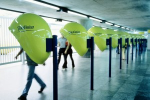 Cabinas públicas de Telefónica en Brasil. Imagen: Telefónica. 