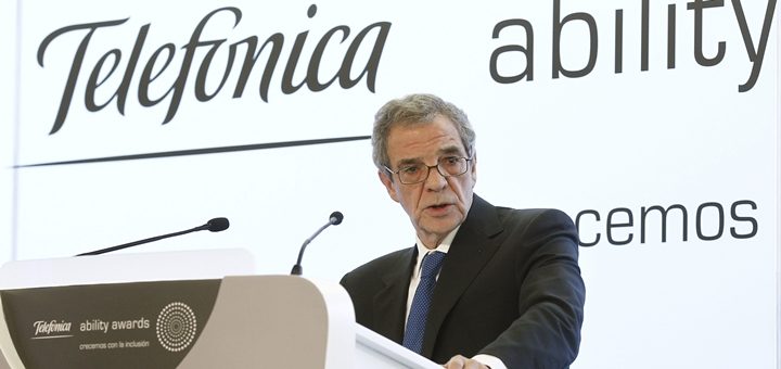 César Alierta, presidente de Telefónica. Imagen: Telefónica.