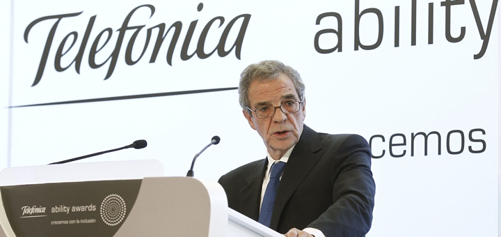 César Alierta, presidente de Telefónica. Imagen: Telefónica.
