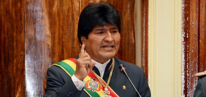 Presidente Evo Morales. Imagen: Presidencia del Estado Plurinacional de Bolivia.