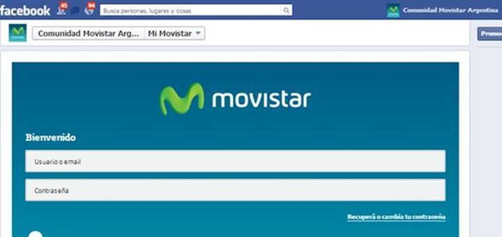 Los usuarios de Movistar Argentina podrán controlar sus consumos desde Facebook