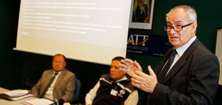 Clifford Paravicini, director de ATT. Imagen: Jorge Mamani/ABI.