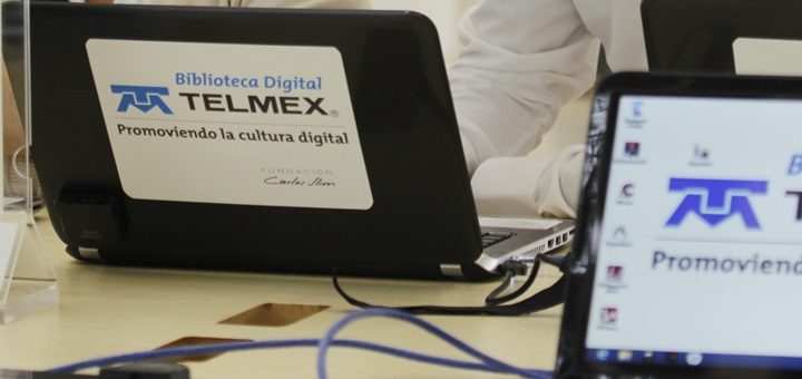 Biblioteca digital Telmex en Veracruz. Imagen: Telmex.