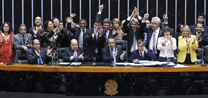 Votación del Marco Civil de Internet en la Cámara de Diputados. Imagen: Luis Macedo/Câmara dos Deputados.