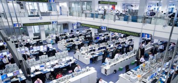 Sala de mercado bursátil del Deutsche Bank. Imagen: Deustche Bank
