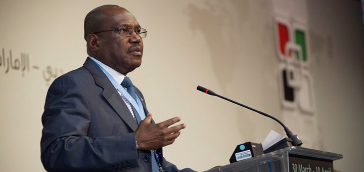 Hamadoun Touré, secretario general de la ITU, durante la ceremonia de cierre de la CMDT-14. Imagen: ITU.