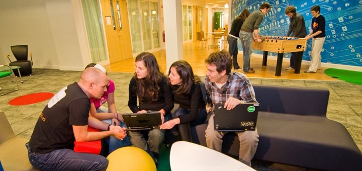 Oficinas de Google en Dublin. Imagen: Google