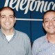 Eduardo García, gerente de Imagen, y Sergio Escobedo, gerente de Proyectos Especiales de Telefónica Centroamérica. Imagen: Telefónica.