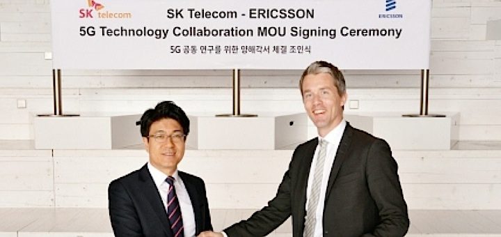 SK Telecom y Ericsson firman acuerdo para colaborar en el desarrollo de la 5G