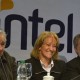 El presidente de Uruguay, José Mujica, y la presidenta de Antel, Carolina Cosse, en la presentación del Sistema Nacional de TV Digital Imagen: Antel