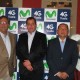 Juan Zegarra, Robert Kemp y Miguel Cevallos en la inauguración de la red LTE en Ica y Chimbote. Imagen: Movistar