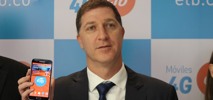 Saúl Kattan, presidente de ETB en la presentación de su servicio móvil. Imagen: ETB