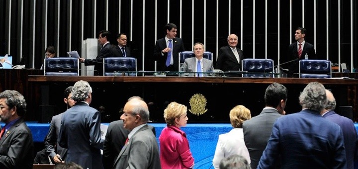 Cámara de Senadores de Brasil. Imagen: Jonas Pereira/Agência Senado