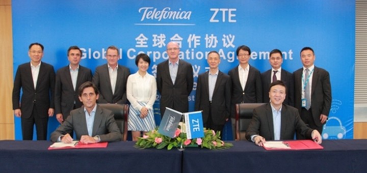 Telefónica y ZTE suscriben acuerdo de cooperación global