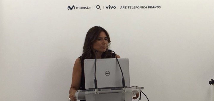 Conferencia de prensa de Movistar Chile en el MWC. Imagen: Movistar