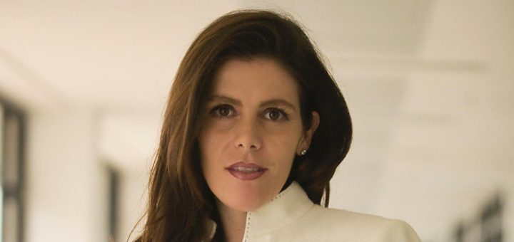 María Carolina Hoyos, al asumir como Viceministra TIC. Imagen: Mintic.