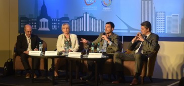 Silvana Giudici, Rodrigo de Loredo y Alejandro Grandinetti en Jornadas Internacionales 2016. Imagen: ATVC