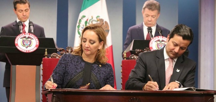 Memorandum de entendimiento entre México y Colombia. Imagen: Mintic.