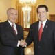 Temer y Cartes firmaron acuerdo de cooperación. Imagen: Presidencia de Paraguay