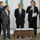 Firma de MOU entre el gobierno y privados. Imagen: MCTIC.