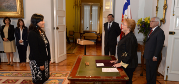 Tapia es la nueva ministra de Transportes y Telecomunicaciones de Chile. Imagen: Presidencia de Chile