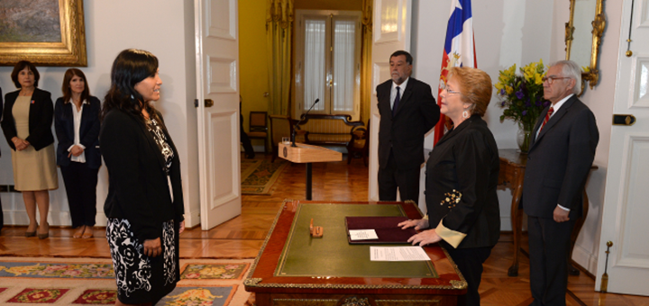 Tapia es la nueva ministra de Transportes y Telecomunicaciones de Chile. Imagen: Presidencia de Chile