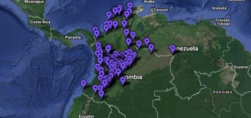 Puntos Wi-Fi instalados por el Mintic en Colombia. Imagen: Mintic.