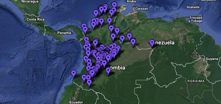 Puntos Wi-Fi instalados por el Mintic en Colombia. Imagen: Mintic.