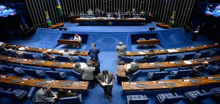 Plenario del Senado brasileño aprobó acuerdo con Perú. Imagen: Senado de Brasil.