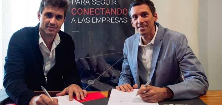 Damián Maldini, gerente General de Iplan y Nicolás Meligrana, Head of Telco Partnerships de Google. Imagen: Iplan