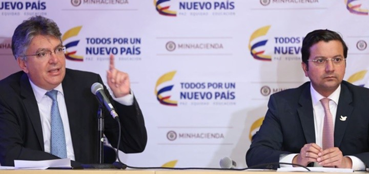 Ministro de Hacienda y Ministro TIC de Colombia. Imagen: Ministerio de Hacienda.