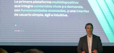 Gonzalo Hita, CCO de Cablevisión, presentó Flow en Uruguay. Imagen: Cablevisión
