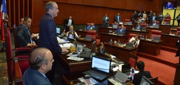 Senado Dominicano durante la aprobación del proyecto. Imagen: Senado de República Dominicana.