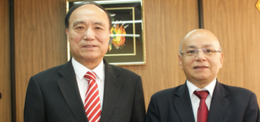 Houlin Zhao (UIT) y Roque Roy Méndez (ATT). Imagen: ATT.