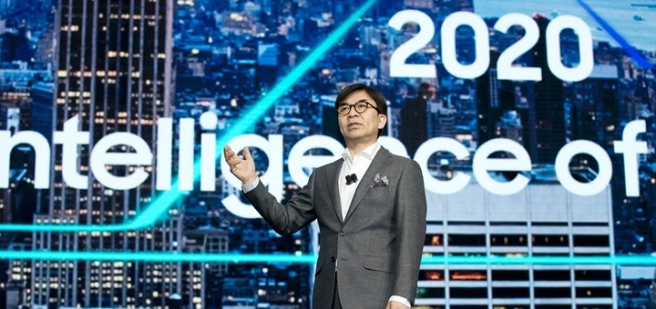 Presidente de Samsung en CES 2018. Imagen: Samsung