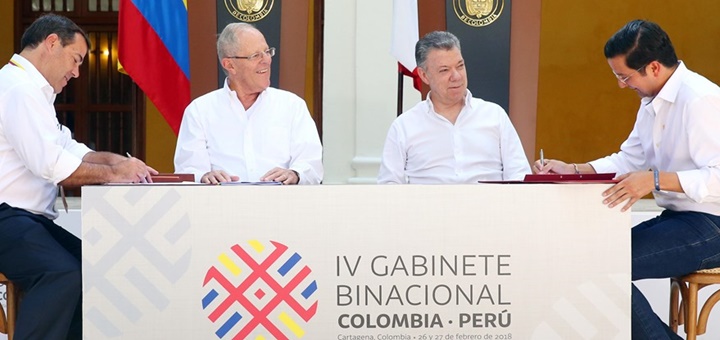 IV Gabinete Binacional Colombia-Perú. Imagen: MTT Perú