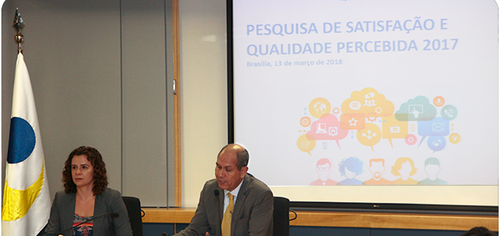 Presentación de la Pesquisa de Satisfação e Qualidade Percebida 2017. Imagen: Anatel.