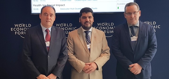 El acuerdo se firmó en la edición latinoamericana del Foro Económico Mundial, en San Pablo. Imagen: Ericsson.