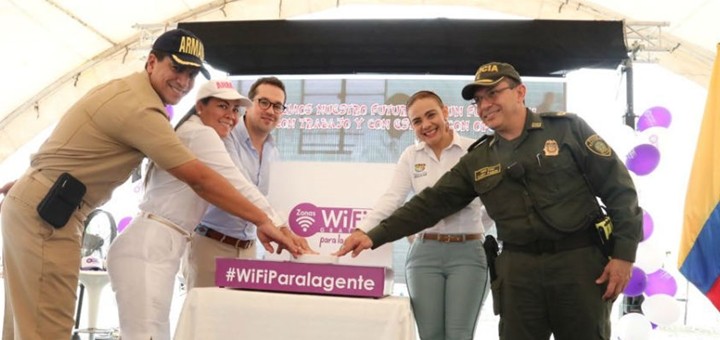 Zonas Wi-Fi en Colombia. Imagen: Ministerio de TIC.