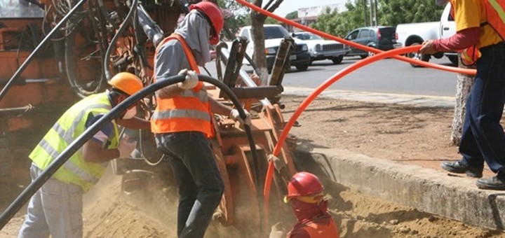 Trabajos en el edificio de Falcón. Imagen: Conatel Venezuela.