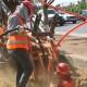 Trabajos en el edificio de Falcón. Imagen: Conatel Venezuela.