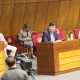 Samaniego defiende el proyecto en audiencia pública. Imagen: Diputados de Paraguay.