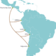 Mistral, el cable de fibra óptica submarina de Telexius, llegó a Chile
