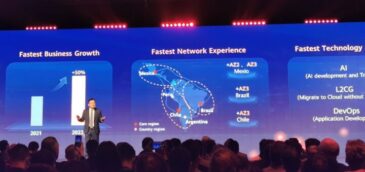 Huawei presentó su plataforma de nube para América latina, abierta, y como parte del reenfoque de su negocio