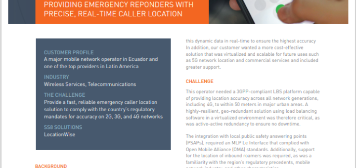 Caso de estudio: mejorando la localización de llamadas de emergencia