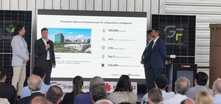 Huawei instala en Argentina su primera batería fotovoltaica industrial